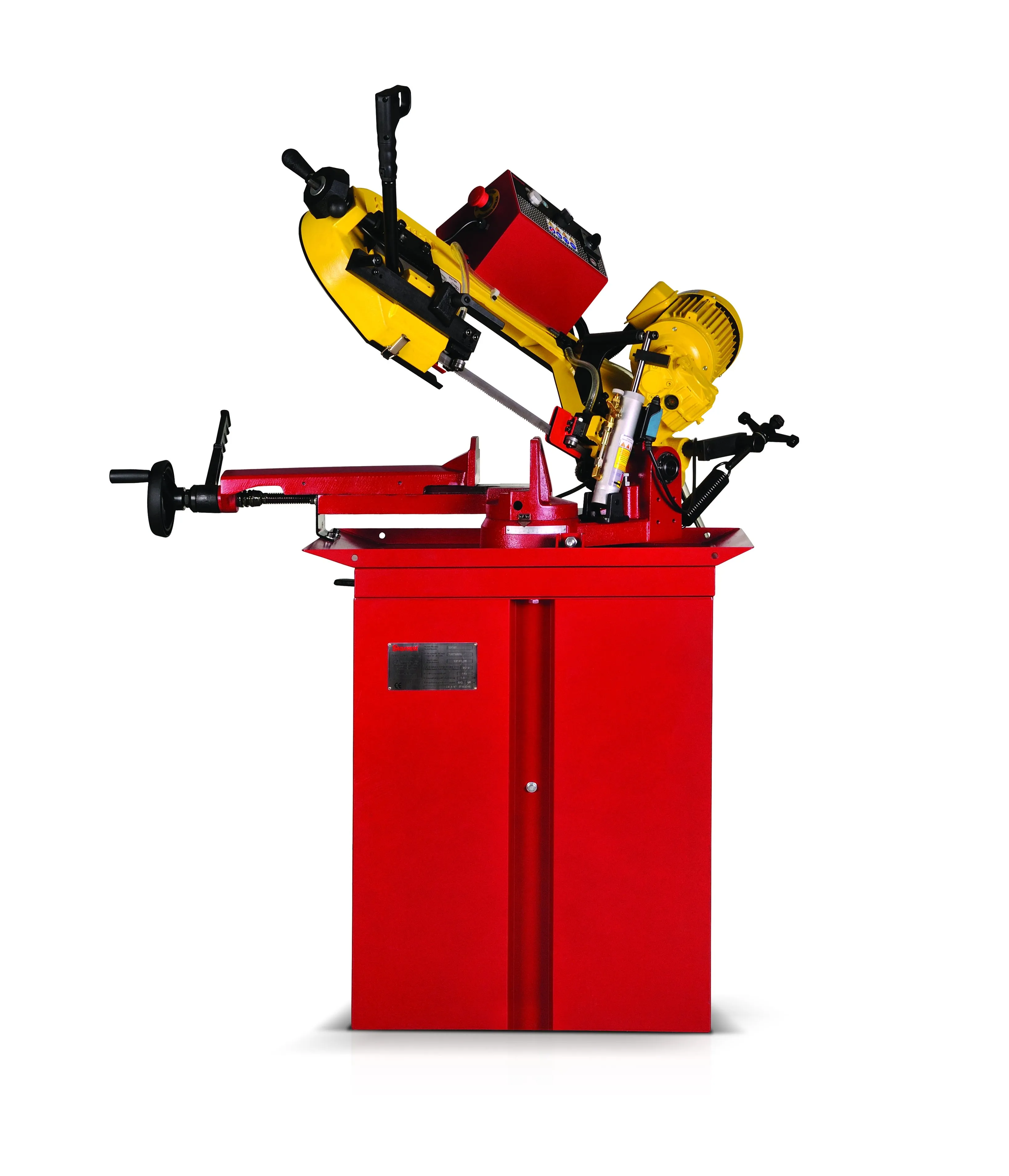 Máquina de Serra de Fita Horizontal Gravitacional e Manual de 220V