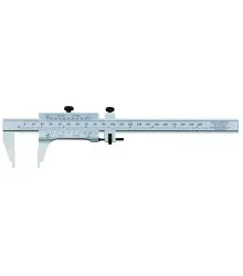 Paquímetro Master com Ajuste Fino - Capacidade 150mm (6") e Resoluções de 0,02mm e 0,001" - em Estojo de Madeira