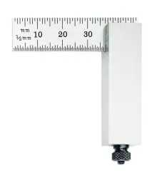 Esquadro Duplo de Aço com Lâmina Graduações ada 50mm