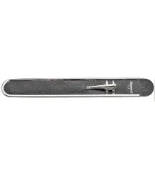 Coldre Couro com Grampo de 1/2" para Escalas Aço 6" (150mm) - Ref. 1612