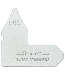 Calibrador de Raio Individual de 0,050" Série 167