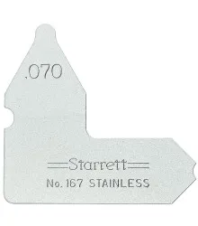 Calibrador de Raio Individual de 0,070" Série 167