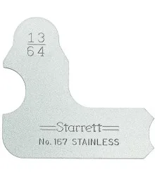 Calibrador de Raio Individual de 13/64" Série 167