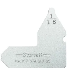 Calibrador de Raio Individual de 1/16" Série 167