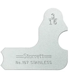 Calibrador de Raio Individual de 3/16" Série 167
