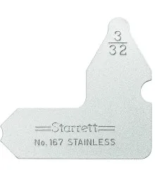 Calibrador de Raio Individual de 3/32" Série 167