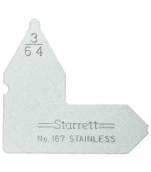 Calibrador de Raio Individual de 3/64" Série 167
