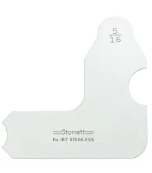 Calibrador de Raio Individual de 5/16" Série 167