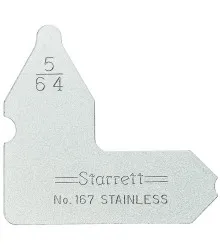 Calibrador de Raio Individual de 5/64" Série 167