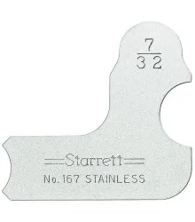 Calibrador de Raio Individual de 7/32" Série 167