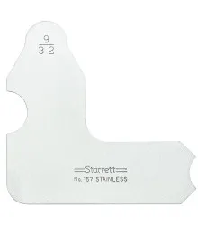 Calibrador de Raio Individual de 9/32" Série 167