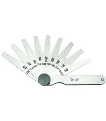 Calibrador de Folga 9 Lâmina 3.1/32" 0,0015-0,015