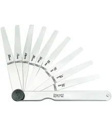 Calibrador de Folga Tipo Leque 9 Lâmina de 114mm - 0,04-0,30mm - Ref. 172MBT