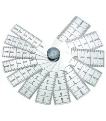 Calibrador Afilado com 13 Lâminas - Cap. 12-25mm - Resolução 0,02mm - Ref. 269MB