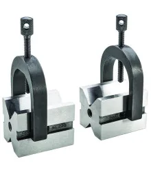 Bloco em V com grampos em par capacidade 25mm 1" 