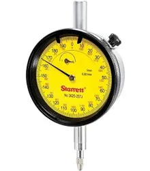 Relógio Comparador Analógico - Capacidade 1mm - Resolução 0,001mm - Ref. 3025-257J
