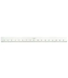 Régua de Aço Chanfrada Graduações ada em 1/32" - 18"