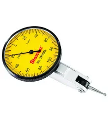 Relógio Apalpador Faixa de 0,2mm - Resolução 0,002mm - Diâmetro 40mm com 2 Acessórios - Ref. 3908MA