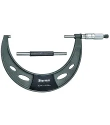 Micrômetro Externo com Isoladores Térmicos - Capacidade de 125 - 150mm e Resolução de 0,01mm e com Exatidão de ±0,003mm - Ref. 444.1MXRL-150