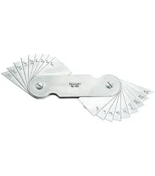 Calibrador de Ângulos com 18 Lâminas 1-45º