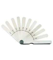 Calibrador de Folga Tipo Leque com 13 Lâminas Retas com 114mm de comprimento - Faixa 0,04-5,00mm - Ref. 467MB