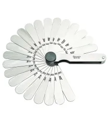 Calibrador de Folga 22 Lâmina 3.1/32" 0,0015-0,035