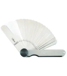 Calibrador de Folga Tipo Leque com 20 Lâminas Retas com 77mm de comprimento - Faixa 0,05-1,00mm - Ref. 66MA