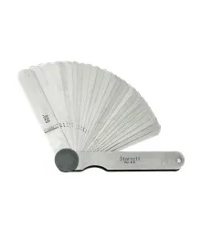 Calibrador de Folga Tipo Leque 26 Lâmina 3.1/32" 0,0015-0,025 - Ref. 66