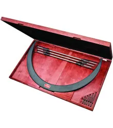 Micrômetro Tipo Arco Tubular com Pontas Intercambiáveis com Capacidade de 36 - 42" - Resolução de .001" polegada e Exatidão de ± 0.0005"