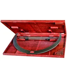 Micrômetro Tipo Arco Tubular com Pontas Intercambiáveis com Capacidade de 42 - 48" - Resolução de .001" polegada e Exatidão de ± 0.0005"