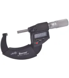 Micrômetro Externo Digital com Saída, IP67 e Capacidade de 25 - 50mm e 1 – 2" e Exatidão de ± 0,003mm e ± 0.00015" - Ref. 733.1MEXFLZ-50
