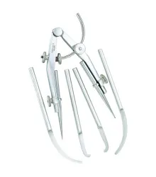 Compasso Aperfeiçoado com Extensões Completo 175mm