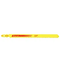 Lâmina de Serra Tico-Tico Madeira - Bi-Metal com Encaixe Unificado - 125 x 9,5 x 1,27mm - Cartela com 5 lâminas