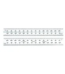 Régua para Esquadro Combinado 150mm Graduações 0,5-1,0mm