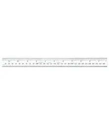 Régua para Esquadro Combinado 300mm/12" Graduações ação 0,5mm-1/64"
