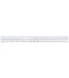 Régua para Esquadro Combinado 600mm/24" Graduações ação 0,5mm-1/64"
