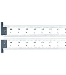 Escala de Aço com Gancho 24" Graduações 1/32-1/64-1/50-1/100