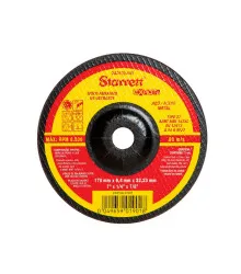 Disco Abrasivo de Desbaste Exact, Diâmetro Externo 178mm, Furo 22,23mm, Espessura 6,4mm Ref. DAD180-64X