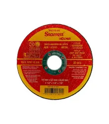 Disco Abrasivo de Corte Exact, Diâmetro Externo 115mm, Furo 22,23mm, Espessura 3mm Ref. DAC115-34X