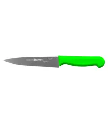 Faca de Carne para Refile de Mesa com Triangular Estreita de 6 Polegadas e Cabo Verde