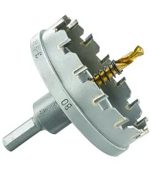 Serra Copo Tipo Fresa - SM Pastilhas de Metal Duro de 80mm e 3.5/32 Polegadas - Starrett - Código do Produto - SM80