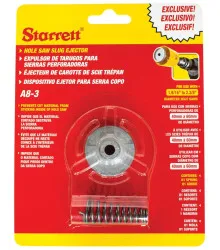Dispositivo Ejetor para Serras Copo de 40 - 60mm e 1.9/16 - 2.3/8 polegadas - Starrett - Código do Produto - KA8-3