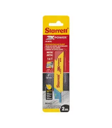 Lâmina de Serra Sabre Bi-Metal Reta para Aplicações Gerais Dentição 14 com 2 Lâminas 100mm - B414-2