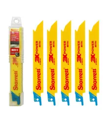 Lâmina de Serra Sabre Bi-Metal Reta para Aplicações Gerais Dentição 14 com 5 Lâminas 152mm - B614-5