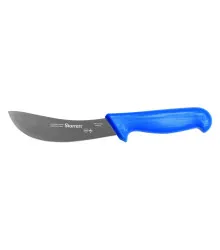 Faca de Carne para Refile Aéreo com Lâmina Curvada Estreita de 6 Polegadas e Cabo Azul