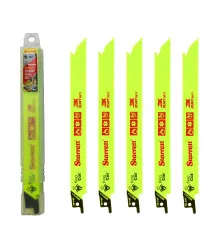 Lâmina de Serra Sabre King Cut Dentição 10-14 com 5 Lâminas 203x19x1,30mm - BR81014-5
