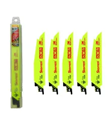 Lâmina de Serra Sabre King Cut Dentição 10-14 com 5 Lâminas 152x25x1,60mm - BTR61014-5