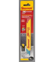 Lâmina de Serra Sabre Bi-Metal Reta para Aplicações Gerais Dentição 14 com 2 Lâminas 152mm - B614-2