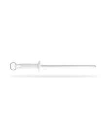 Chaira Haste Estriada 10 polegadas/25cm com Cabo Branco - BKW407-10