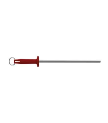Chaira com Haste Lisa de 12 polegadas/30cm com Cabo Vermelho - BKR408-12